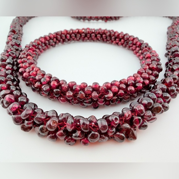 Antique Jewelry - Museum-Quality Antique Bohemian Garnet Parure 118 total grams